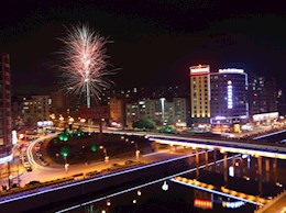 縣城夜景